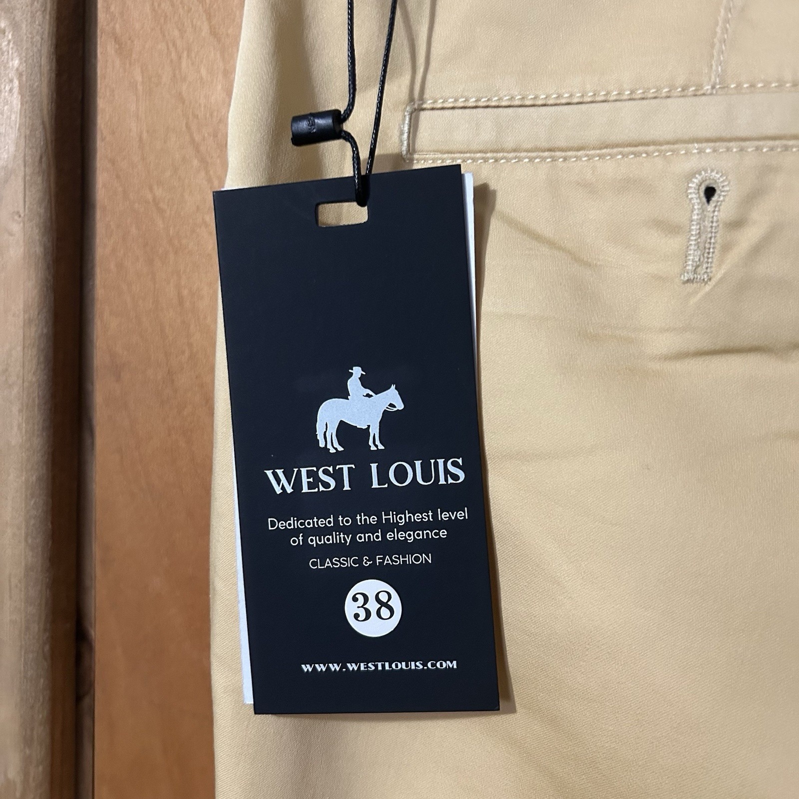 West Louis Shorts Men's 38 Yellow Nwt — image 5 of 7